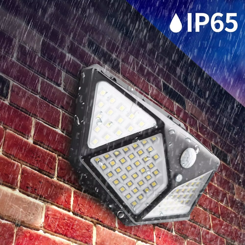 SolarSecure - Wasserdichtes LED Gartenlicht mit Bewegungsmelder für Außenbereiche