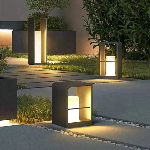 LumiLantern - Moderne Solar LED Gartenlaterne für stilvolle Außenbeleuchtung