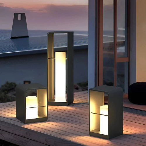 LumiLantern - Moderne Solar LED Gartenlaterne für stilvolle Außenbeleuchtung