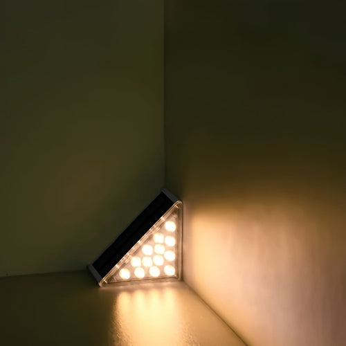 TriGlow - Solar LED Treppenbeleuchtung für den Außenbereich