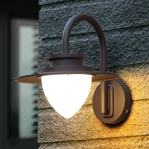 LumenPine - Moderne LED Außenwandleuchte im Kiefernzapfen Design für Garten und Flure