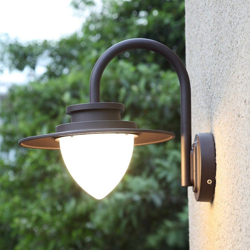 LumenPine - Moderne LED Außenwandleuchte im Kiefernzapfen Design für Garten und Flure