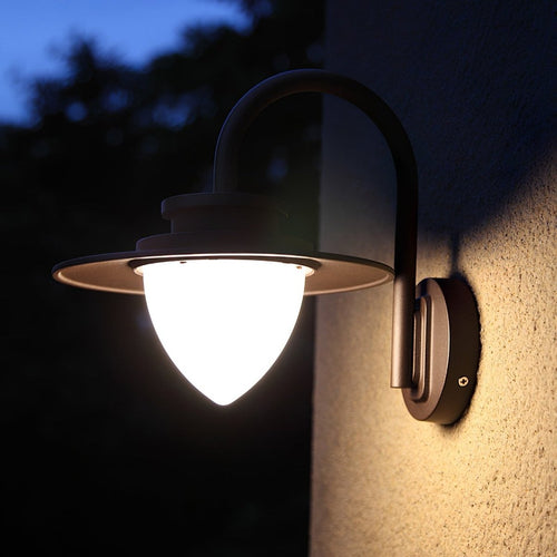 LumenPine - Moderne LED Außenwandleuchte im Kiefernzapfen Design für Garten und Flure