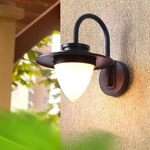 LumenPine - Moderne LED Außenwandleuchte im Kiefernzapfen Design für Garten und Flure