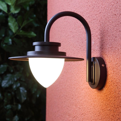 LumenPine - Moderne LED Außenwandleuchte im Kiefernzapfen Design für Garten und Flure
