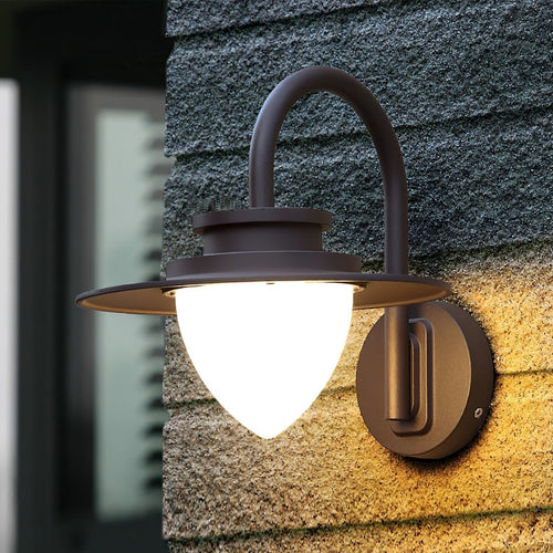 LumenPine - Moderne LED Außenwandleuchte im Kiefernzapfen Design für Garten und Flure