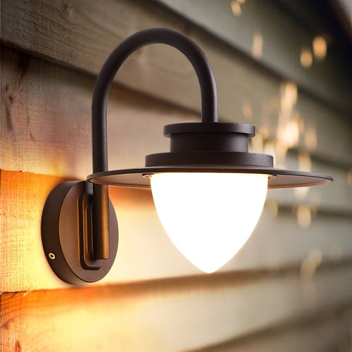 LumenPine - Moderne LED Außenwandleuchte im Kiefernzapfen Design für Garten und Flure