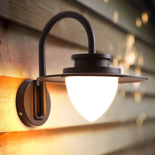 LumenPine - Moderne LED Außenwandleuchte im Kiefernzapfen Design für Garten und Flure