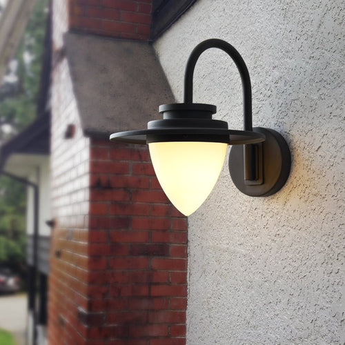 LumenPine - Moderne LED Außenwandleuchte im Kiefernzapfen Design für Garten und Flure