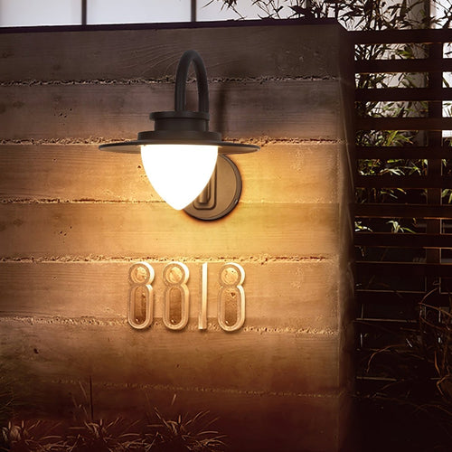 LumenPine - Moderne LED Außenwandleuchte im Kiefernzapfen Design für Garten und Flure