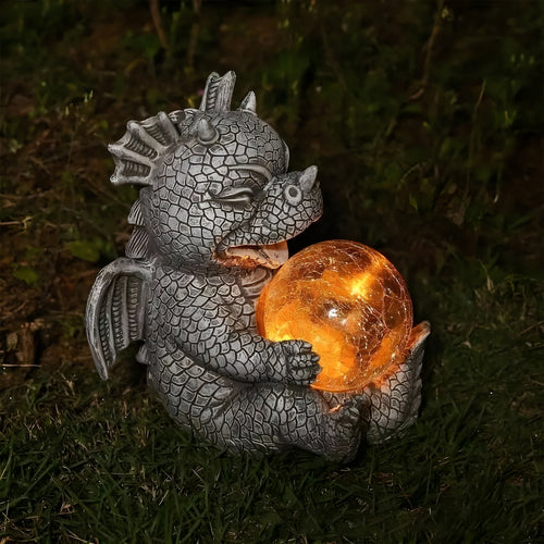 DragonLicht - LED Drachenskulptur Tischlampe für einzigartiges Ambiente
