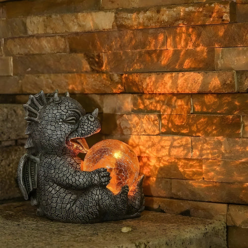 DragonLicht - LED Drachenskulptur Tischlampe für einzigartiges Ambiente
