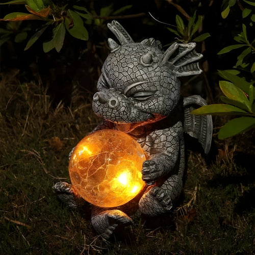 DragonLicht - LED Drachenskulptur Tischlampe für einzigartiges Ambiente