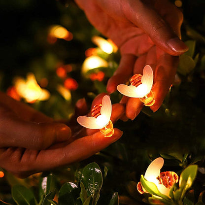 BuzzGlow – Solar Bienen-Lichterkette für stimmungsvolle Außenbeleuchtung