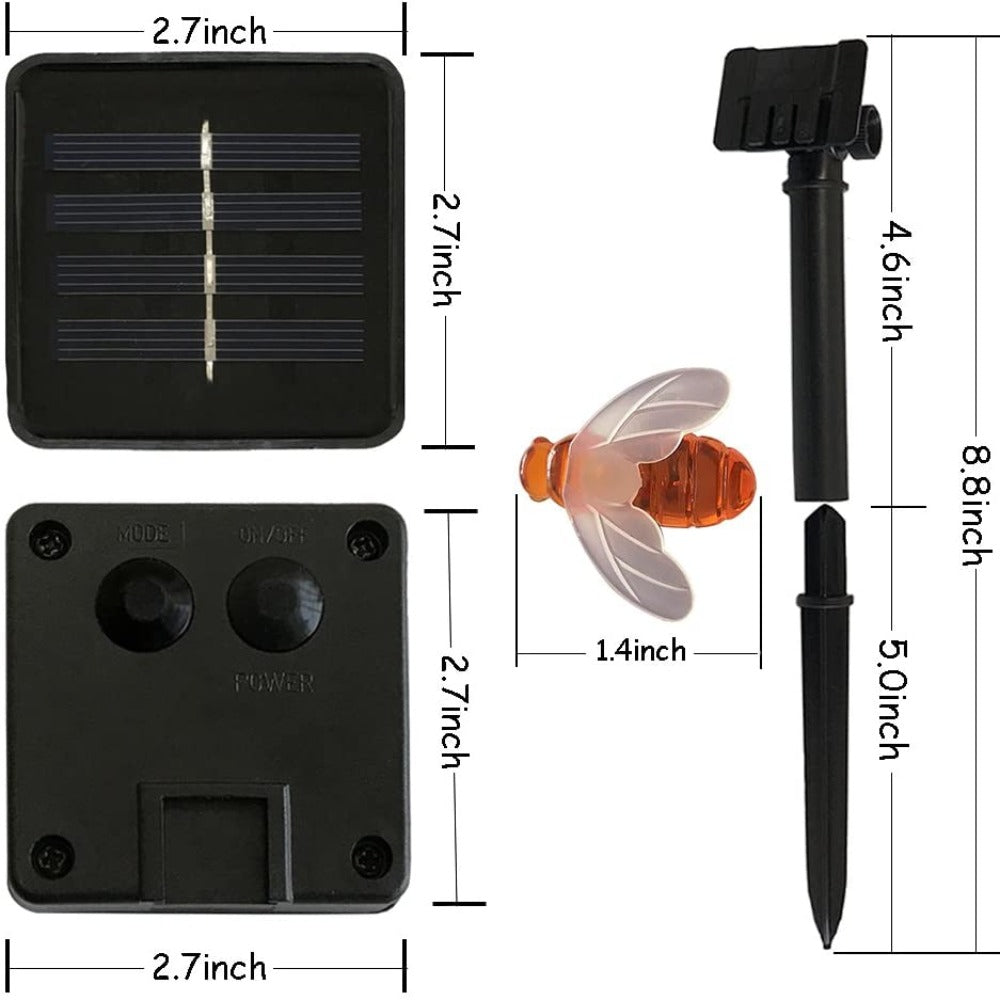 BuzzGlow – Solar Bienen-Lichterkette für stimmungsvolle Außenbeleuchtung