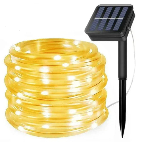 LumenString - Solarbetriebene LED-Lichtgirlande für Garten und Terrasse
