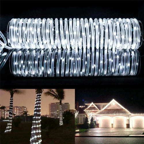 LumenString - Solarbetriebene LED-Lichtgirlande für Garten und Terrasse