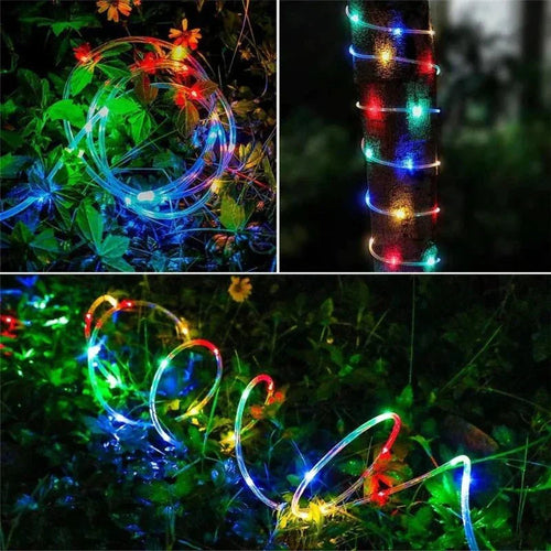 LumenString - Solarbetriebene LED-Lichtgirlande für Garten und Terrasse