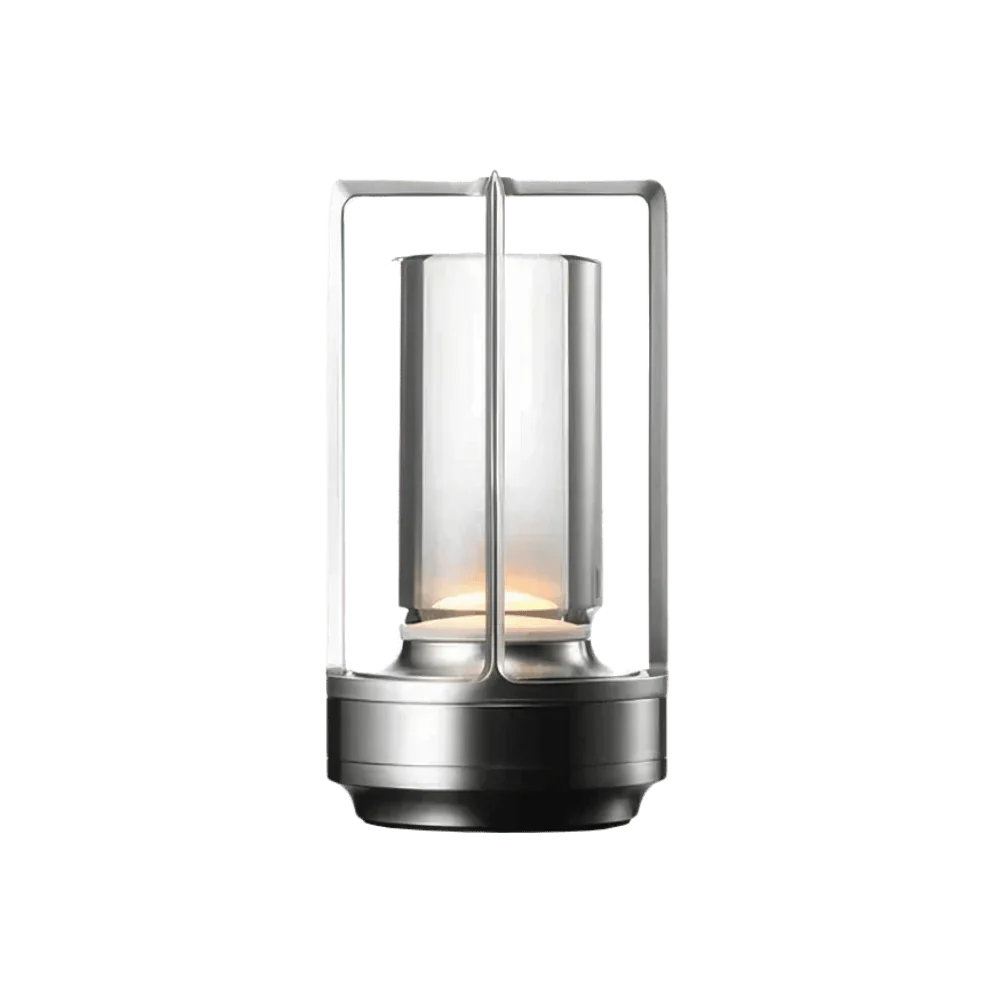 LumenDawn - Tragbare LED Lampe im Morgenröte Design für Garten und Terrasse