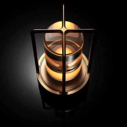 LumenDawn - Tragbare LED Lampe im Morgenröte Design für Garten und Terrasse