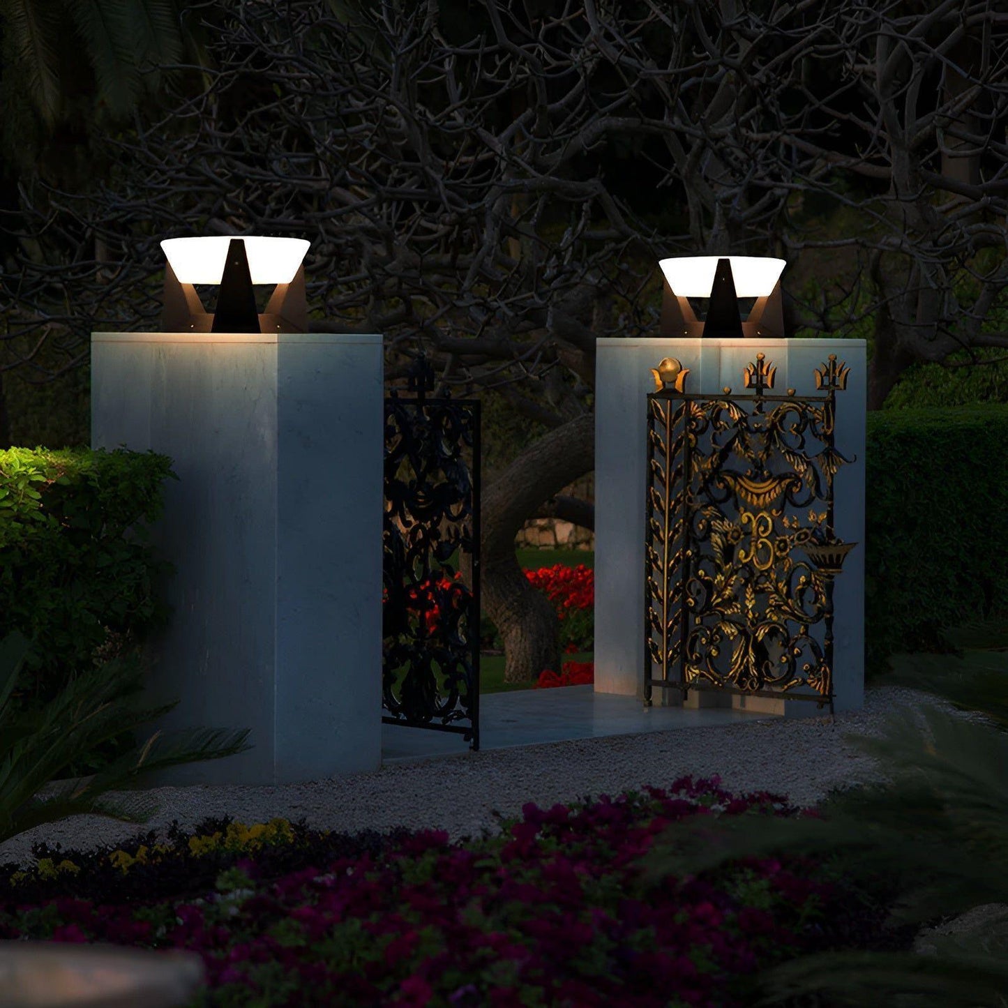 Lumineo Solar - Luxus Solarbetriebene Gartenlampe im Japanischen Stil